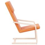 Relaxstoel stof donkergeel, stoel, woonkamerstoel, stoffen relaxstoel, loungestoel, stoffen stoel, stoffen loungestoel, stoffen woonkamerstoel