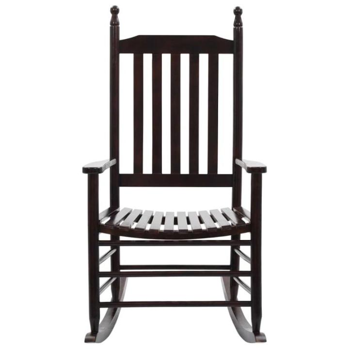 Populierenhouten Schommelstoel met Gebogen Zitting Stoel Schommel Zetel Stoelen Zitstoel Meubel Zitmeubel Zitje Bruin