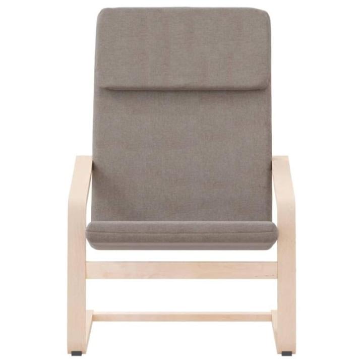 Relaxstoel stof taupe, stoel, woonkamerstoel, stoffen relaxstoel, loungestoel, stoffen stoel, stoffen loungestoel, stoffen woonkamerstoel
