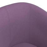 Kuipstoel met voetenbank stof paars, fauteuil, relaxstoel, fauteuil stoel, relaxfauteuil, leesstoel, woonkamer stoel, lounge fauteuil