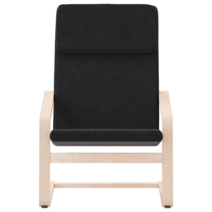 Relaxstoel stof zwart, stoel, woonkamerstoel, stoffen relaxstoel, loungestoel, stoffen stoel, stoffen loungestoel, stoffen woonkamerstoel