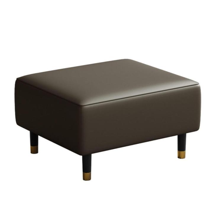 Modern Ottomaanse Voetenbank Voetenbankje Poef Kruk Voor Woonkamer, Massief Houten Kruk Ideaal Voor Entree, Woonkamer, Slaapkamer, Gemakkelijk Schoon Te Maken(B,100x60x42cm)