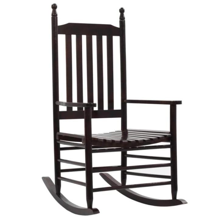 Populierenhouten Schommelstoel met Gebogen Zitting Stoel Schommel Zetel Stoelen Zitstoel Meubel Zitmeubel Zitje Bruin