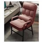 Moderne stof gestoffeerde fauteuil sofa stoel met stalen frame en zijopbergzakken eenvoudige montage perfect voor woonkamer en kantoor