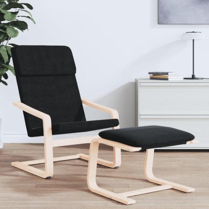 Relaxstoel stof zwart, stoel, woonkamerstoel, stoffen relaxstoel, loungestoel, stoffen stoel, stoffen loungestoel, stoffen woonkamerstoel