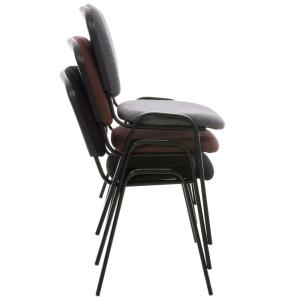 Set van 4 bezoekersstoelen Ken, Kleur:oranje