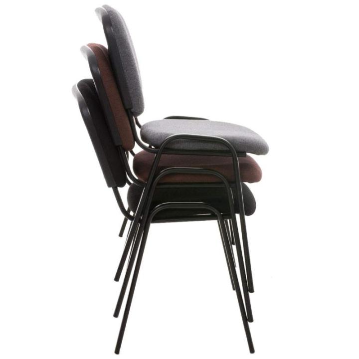 Set van 4 bezoekersstoelen Ken, Kleur:oranje