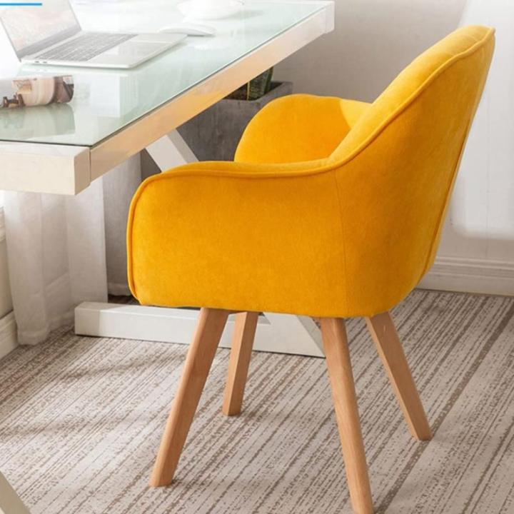 Stoffen draaibare fauteuil met stevige houten poten voor kleine ruimtes, fluweel gestoffeerde club vrije tijd gastlounge stoel (grijs)