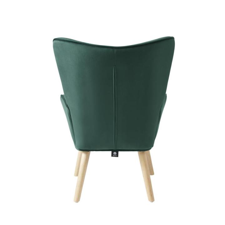 Sam fauteuil in groen fluweel