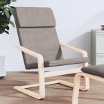 Relaxstoel stof taupe, stoel, woonkamerstoel, stoffen relaxstoel, loungestoel, stoffen stoel, stoffen loungestoel, stoffen woonkamerstoel
