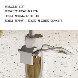Moderne Hydraulische Pomp Kapper Stoel Voor Haar Stylist Professionele 360 ° Rotatie Ideaal voor Barbershop Beauty Spa Home Salon Styling Apparatuur