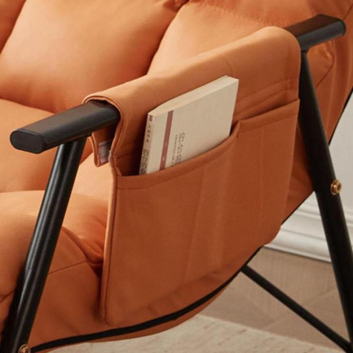 Schommelstoel voor slaapkamer, ligstoel met gevoerde zitting, schommel-ligstoel, moderne ligstoel, indoor en outdoor loungestoel, gliderstoel voor de woonkamer