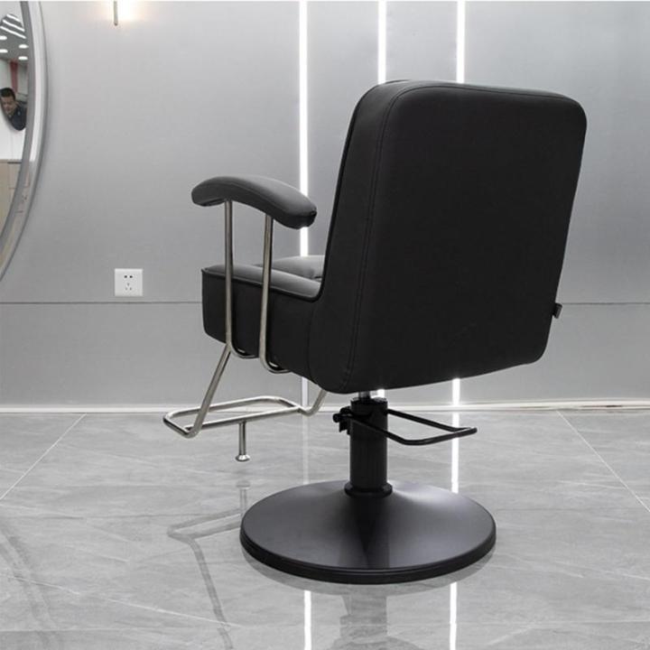 Kappersstoel, Salonstoel Voor Haarstylist, Kapsalonstoel, 360 Graden Draaibare Stylingstoel, in Hoogte Verstelbare Hydraulische Shampoo Stoel,Grijs