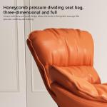 Bankschommelstoel Tech Stoffen Fauteuil met Poef Mid-century Rocker Fauteuil Gestoffeerde Comfortabele Schommelstoel for Slaapkamer Woonkamer(C)