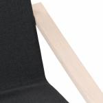 Relaxstoel stof zwart, stoel, woonkamerstoel, stoffen relaxstoel, loungestoel, stoffen stoel, stoffen loungestoel, stoffen woonkamerstoel