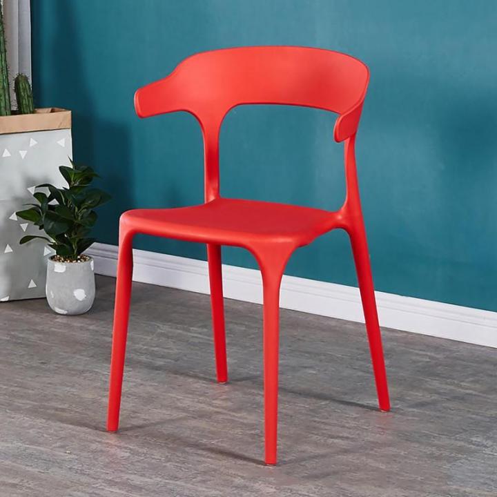 Draagbare Stapelbare Plastic Event Stoel met Rugleuning 600LB Gewicht Capaciteit Lounge Stoel voor Keuken & Eetkamer Flexibele Zitplaatsen D40x47x75cm (16x19x30")