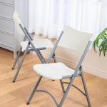 2 Eetkamerstoelen for thuis, opvouwbaar, draagbaar, geen montage vereist, sterk belastbaar, slijtvast 470 mm x 540 mm x 848 mm