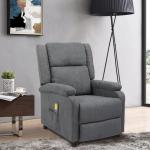 Televisiestoel, relaxstoel, relaxstoel met verstelbare beensteun en ligfunctie, ligstoel, tot 120 kg, enkele bank