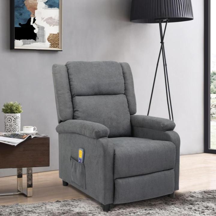 Televisiestoel, relaxstoel, relaxstoel met verstelbare beensteun en ligfunctie, ligstoel, tot 120 kg, enkele bank