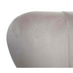 Lounge-stoel HWC-K37, cocktailstoel gestoffeerde fauteuil, fluwelen - taupe