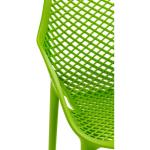 Stoel Air XL, stapelbare terrasstoel, comfort en design, ideaal voor tuin en balkon, uv-bestendig en weerbestendig, kleur: groen
