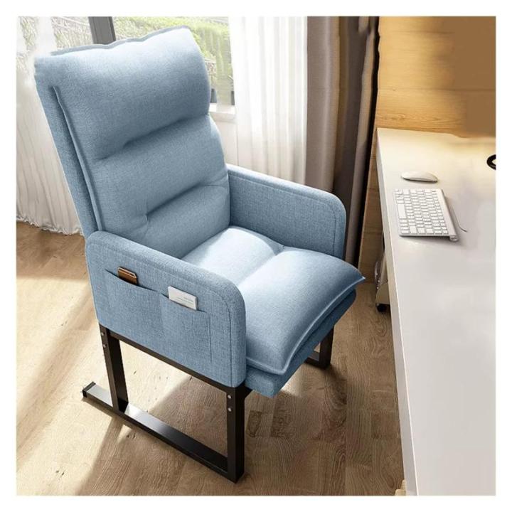Moderne fauteuil voor de woonkamer Comfortabele leesaccentbankstoelen, luie stoel Zachte lounge Ligstoel Fauteuil Sofa Comfortabele stoel Ligstoel Vrijetijdsstoel met zijvakken (kl
