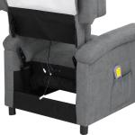 Televisiestoel, relaxstoel, relaxstoel met verstelbare beensteun en ligfunctie, ligstoel, tot 120 kg, enkele bank