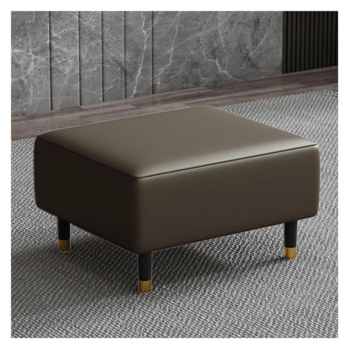 Modern Ottomaanse Voetenbank Voetenbankje Poef Kruk Voor Woonkamer, Massief Houten Kruk Ideaal Voor Entree, Woonkamer, Slaapkamer, Gemakkelijk Schoon Te Maken(B,100x60x42cm)