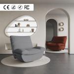 Relaxstoel, handmatige stoel, slaapstoel, draaistoel met rocking, ligstoel in de woonkamer, televisiestoel met verstelbare rugleuning, ruststoel voor senioren en borstvoeding (Ligh