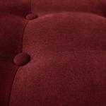 Jones cocktailstoel loungestoel bekleed met stalen frame stof rood