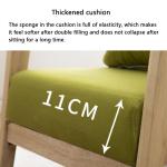 Moderne Massief Houten Frame Fauteuil met Zacht Kussen voor Woonkamer Slaapkamer Lezen en Kantoor Gezellige Lounge Stoel