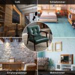 Retro houten stoel woonkamer massief hout stoel gestoffeerde stoel lounge stoel met armleuningen middeleeuws houten frame designstoel van kunstleer en eiken voor slaapkamer café b
