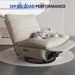 Relaxstoel, handmatige fauteuil, slaapstoel, draaistoel met rocking, ligstoel in de woonkamer, televisiestoel met verstelbare rugleuning, ruststoel voor senioren en borstvoeding (b