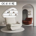 Relaxstoel, handmatige fauteuil, slaapstoel, draaistoel met rocking, ligstoel in de woonkamer, televisiestoel met verstelbare rugleuning, ruststoel voor senioren en borstvoeding (b