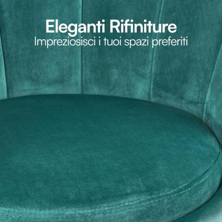 Tiffany fluwelen gestoffeerde stoel met schelp-rugleuning met poten van goud, stoel voor woonkamer en slaapkamer, super comfortabel, relaxstoel 69 x 71 x 84 cm