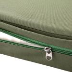 Mandir Vloerstoel met gevoerde rugleuning, meditatiestoel met extra dik zitkussen voor seminar-huizen, meditatie, op de vloer, standaard, groen (dusty green)