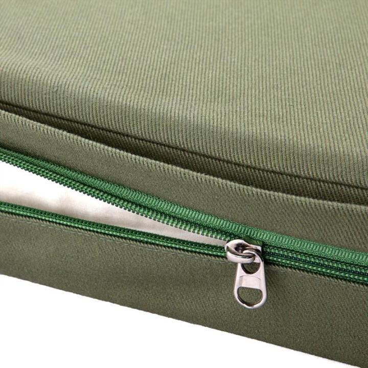 Mandir Vloerstoel met gevoerde rugleuning, meditatiestoel met extra dik zitkussen voor seminar-huizen, meditatie, op de vloer, standaard, groen (dusty green)