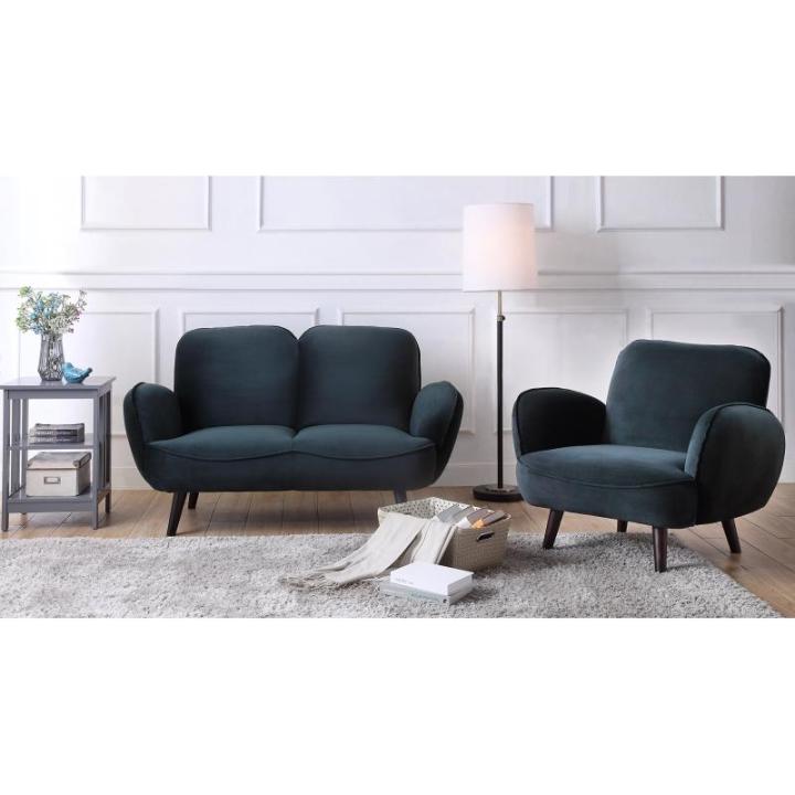 BEN, fauteuil, fluweel, groen