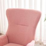 Fautedy Fautedy, moderne stijl, lounge relaxstoel voor kinderen, jongeren, cadeau, tv-stoel, stoel, stoel, woonkamer, schommelstoel (roze)